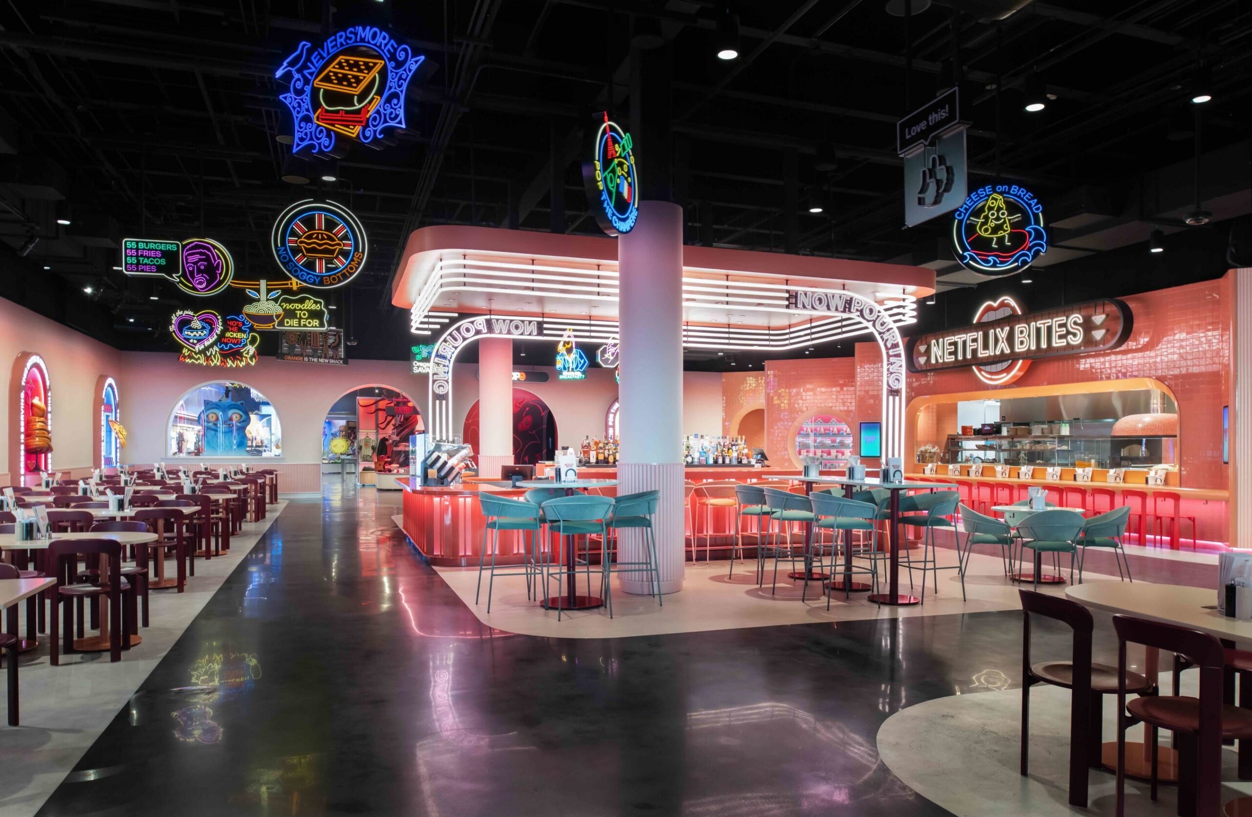 Netflix BITES Restaurant at Netflix House Philadelphia